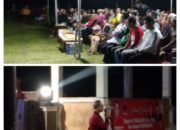 Kampanye Calon Bupati dan Wakil Bupati Bangka Nomor Urut 1 di Desa Sempan